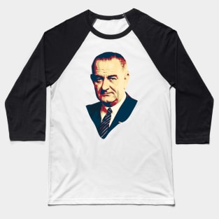 Lyndon B. Johnson Baseball T-Shirt
